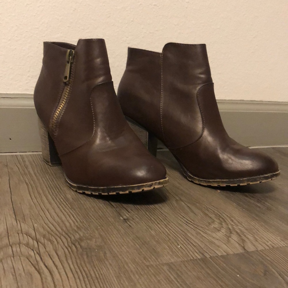Deep Brown Booties
